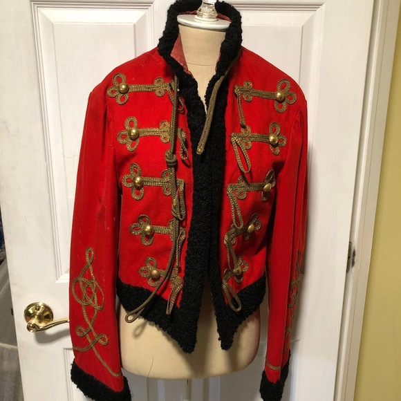 Vintage Red Military Costume Jacket - Picture 1 of 7